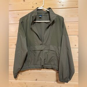 Old Navy Khaki Windbreaker